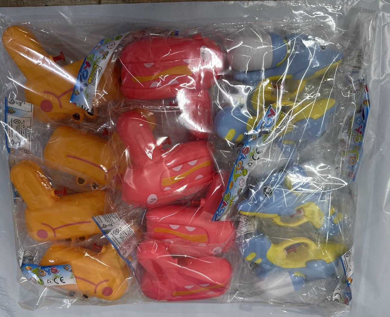 Shark Attack & Friends Mini Water Guns - 12 Pack Variety Set (Sharks, Dolphins, Frogs)
