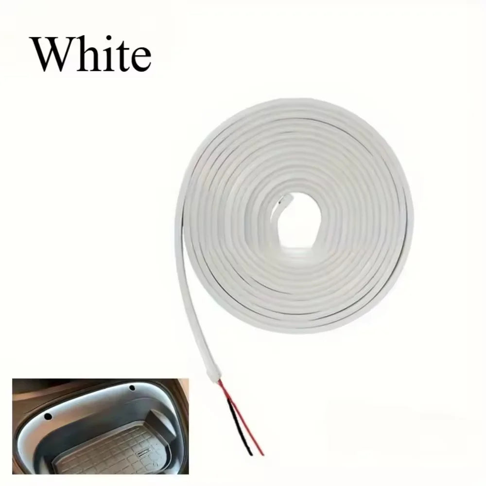 Car high brightness trunk lighting ambient light interior decoration LED wiring free automatic sensing tailgate light strip Gift